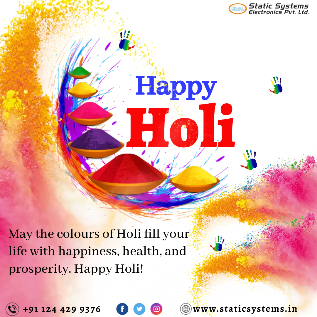 StaticSystemsIn's tweet photo. Static Systems wishes you all a very #Happy #Holi

#HappyHoli2024 #HappyHoli #Holi #Holi2024 #India #Festival #Celebration #HoliCelebration #HolikaDahan https://t.co/SI4i6Es0yx