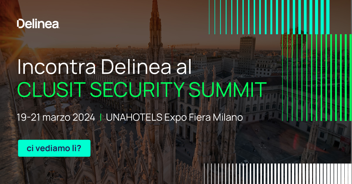 Thycotic's tweet image. Da oggi al 21 marzo @DelineaInc è al Clusit Security Summit a Milano, dove i nostri esperti sono a vostra disposizione per aiutarvi a definire un'ottimale gestione degli accessi privilegiati e creare una solida strategia di sicurezza per la vostra azienda.
#Clusit #Cybersicurezza