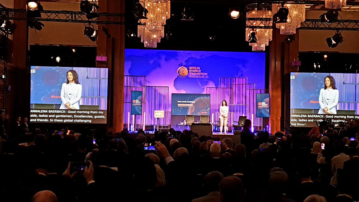🌎 Berlin Energy Transition Dialgoue 2024 ⚡

Discussing #Energy Transition Ambitions with global delegations - starting now!
Looking forward to remarkable talks &amp; discussions! With business, academia, politics &amp; media. 
Happy to be here!
#KliMAINZukunft
#ClimateProtection
#BETD