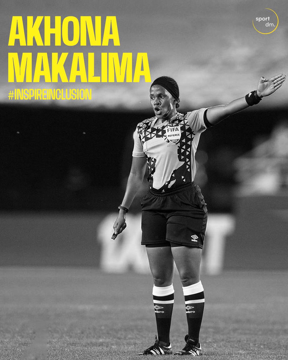 This #WomensHistoryMonth, we shine a light on @Akhona_sheref , a trailblazing referee shattering glass ceilings in the world of football. 👏👏

Her exceptional skill and unwavering dedication inspire future generations to chase their dreams in sports, both on and off the field.