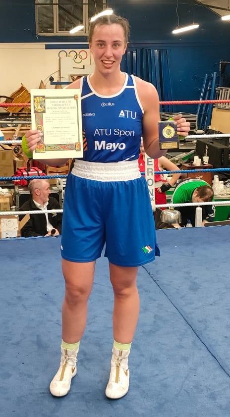 Congratulations to Bethany Doocey who won her 3rd consecutive IATBA intervarsity title at the National Stadium in Dublin on March 16th. @TheIATBA @atu_ie @ATU_GalwayCity @OFlynnATU @justinkerr123