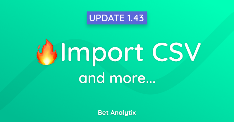 🔥 CSV import is now available! (Only on computer via the website)
Other new features have also been added, and will be available on the app in the next few weeks.