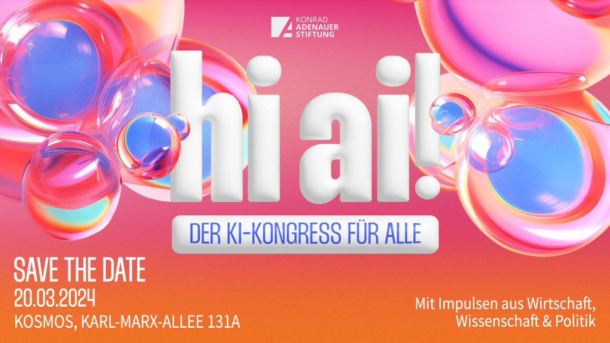 Talonic.ai (@talonicai) on Twitter photo This Wednesday you can meet us at Talonic booth at HiAI event in Berlin, organised by Konrad Adenauer Stiftung. We are excited for all of the discussions on #ArtificialIntelligence and the changes it brings. 🚀
See you there! This Wednesday you can meet us at Talonic booth at HiAI event in Berlin, organised by Konrad Adenauer Stiftung. We are excited for all of the discussions on #ArtificialIntelligence and the changes it brings. 🚀
See you there!