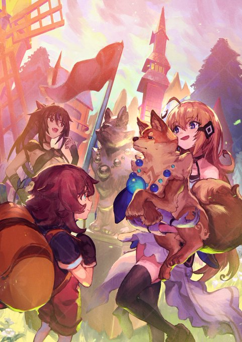 【WORK】 
3/19本日!HJノベルス様より発売の「フェンリルに転生したはずがどう見ても柴犬」第3巻のイラストを引き続き担当させて頂きました✨
もふもふたっぷり描かせていただきました!
どうぞよろしくお願いいたしますっ🐕🐕🐕
https://t.co/DSF0AJ2dYO 