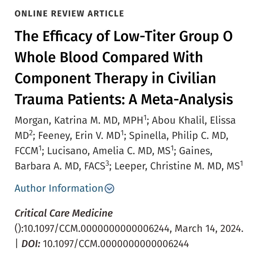 A recent meta-analysis of LTOWB finds improved survival at 24h (RR 1.07, 1.03-1.12) and 1mo (RR 1.05, 1.01-1.09). -58717 total, 5164 received LTOWB -11 adult prospective observational, 7 retrospective -3 pedi prospective observational, 3 retrospective -No RCTs (limitation)