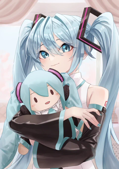 ぬいぐるみく(skebリクエストありがとうございます)#初音ミク 