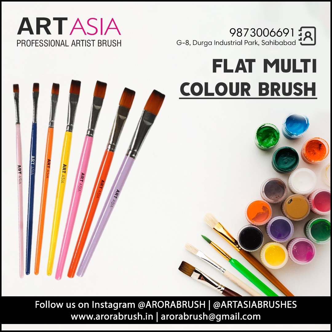 artasiabrushes's tweet photo. 🖌️Flat Multi Colour Brush🖌️
.
🖌️Explore Art Asia Brushes' flat multi-color brush for versatile art creation. Elevate your painting experience with vibrant strokes and precision.🖌️
.
📞Call For Any Inquiries 9873006691
.
#artasiabrushes #flatbrush #multicolor #artistictools https://t.co/6bWtSgi0Th