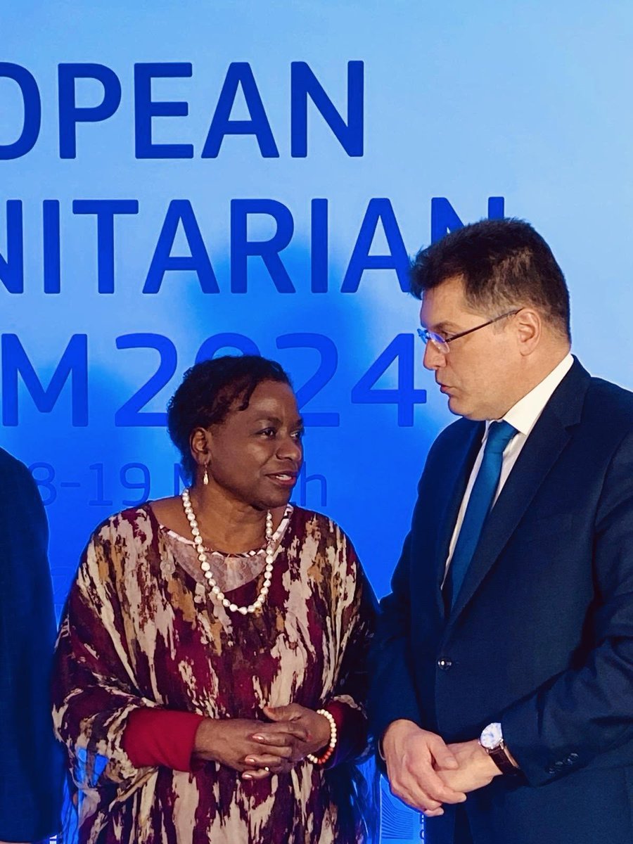 Thank you @JanezLenarcic, @eu_echo for your trust and partnership. Support of #EU to @UNFPA humanitarian actions is invaluable. In 2023,@UNFPA reached 10.6 million women & girls with #SRH health services and 4.2 million women with #GBV programmes.