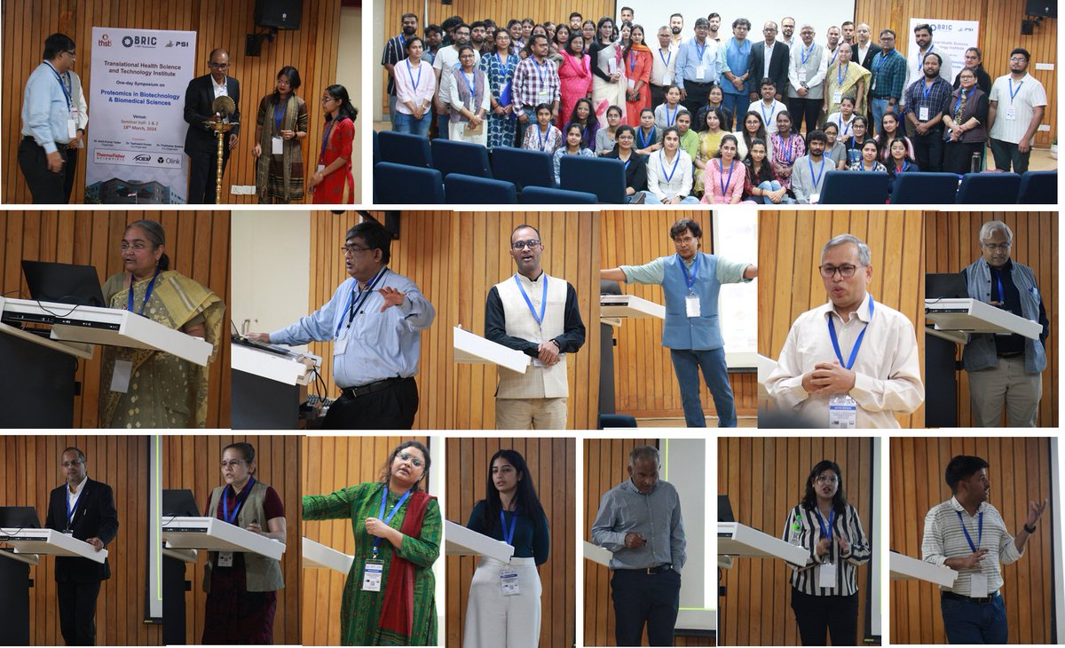 A one-day symposium on '#Proteomics in #Biotechnology and #BiomedicalSciences' @THSTIFaridabad on #ProteomicsDay, featuring great speakers and discussions ! @drkarthik2010 @deb030903 @ShantanuSengu14 @anuragraj_ @aggarwalsuruchi @ProteomicsIndia