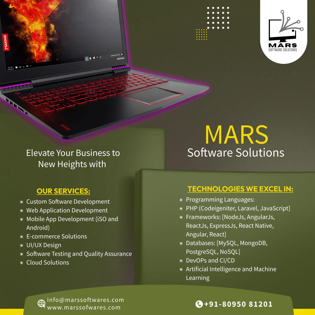 Mars_S_W_Sols's tweet image. Transform your online presence with Mars Software Solutions!Your digital success starts here! 💻
Get in touch for a complimentary consultation on 080950 81201
or visit marssoftwares.com for more information!
#CodeCraftersUnite #DevOpsMastery #AIRevolutionaries