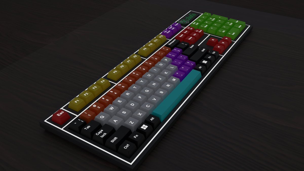 Modelled and transformed my brothers laptop keyboard into this in blender 2.79b #blender #blenderrender #blender3d #b3d #games #gamedev #indiedev