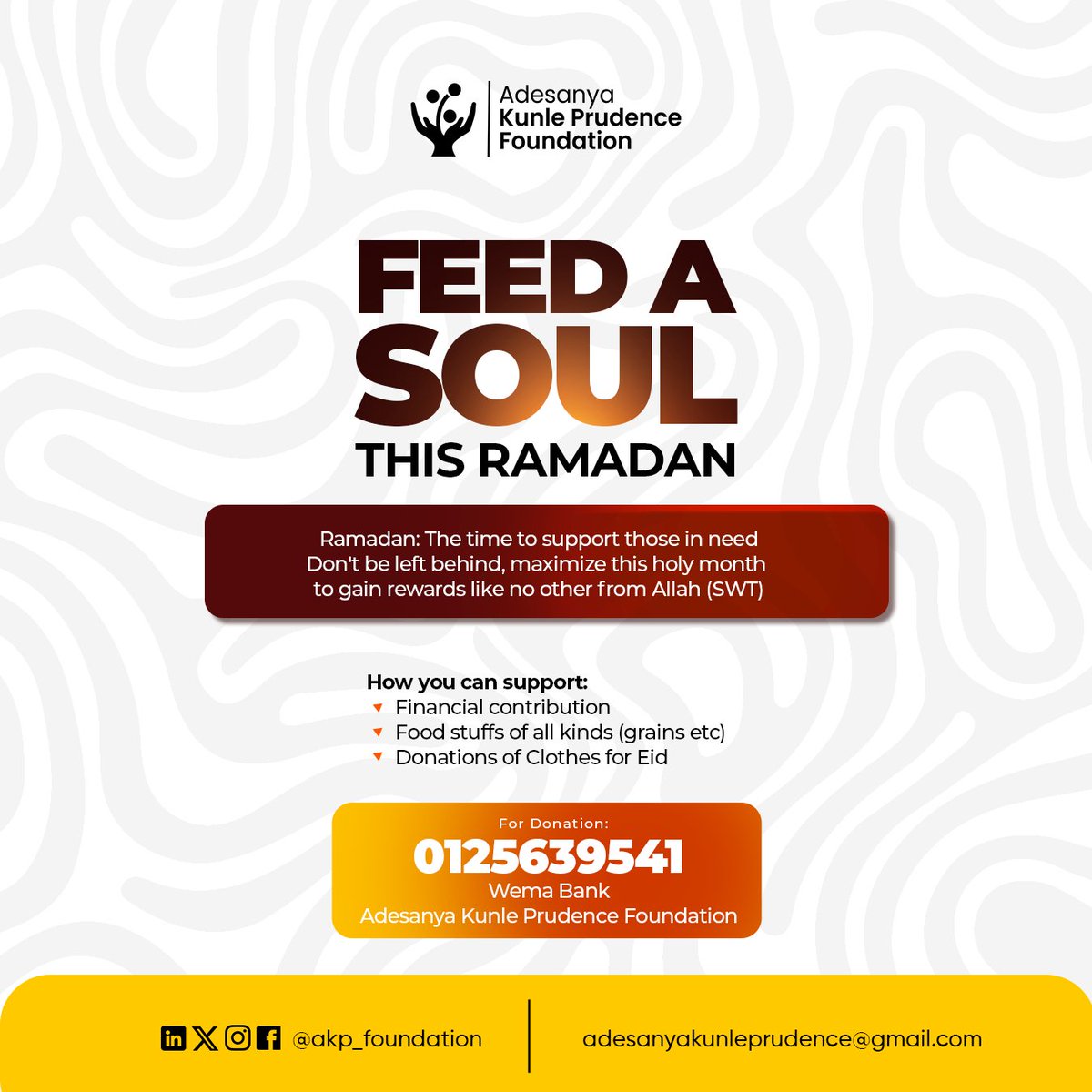 Let's come together this Ramadan to provide nourishment for everyone. 

Support our food outreach program by volunteering, donating, or raising awareness. Your support will positively impact many lives.

#ramadankareem #foodoutreach #ramadanmubarak #feedasoul