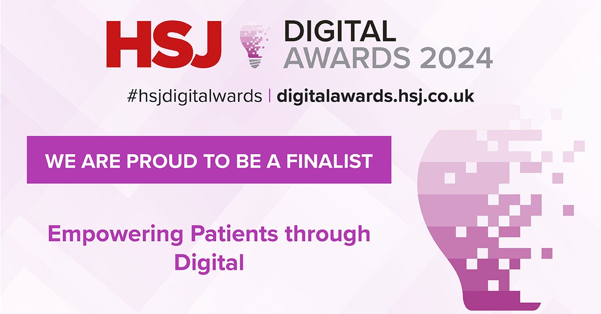 So proud that #ChatHealthNHS is shortlisted for 2 #HSJDigitalAwards recognising the fantastic work of more than 40 health visiting teams across the NHS to enhance access for parents and carers. @HSJ_Awards @iHealthVisiting