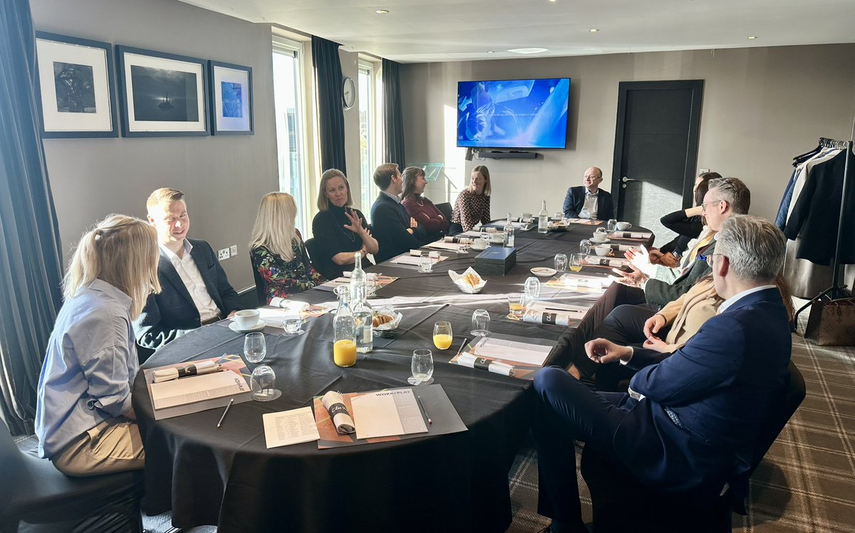 jamesjeynes's tweet photo. A fantastic full turn out at the @emplawyers breakfast social in Aberdeen hosted by Fiona Herrell the ELA Regional Rep for Scotland .. really vibrant atmosphere and members enjoying time out of the office in the sun ☀️ #employmentlawyers #employmentlaw https://t.co/Vt6atOtCnj