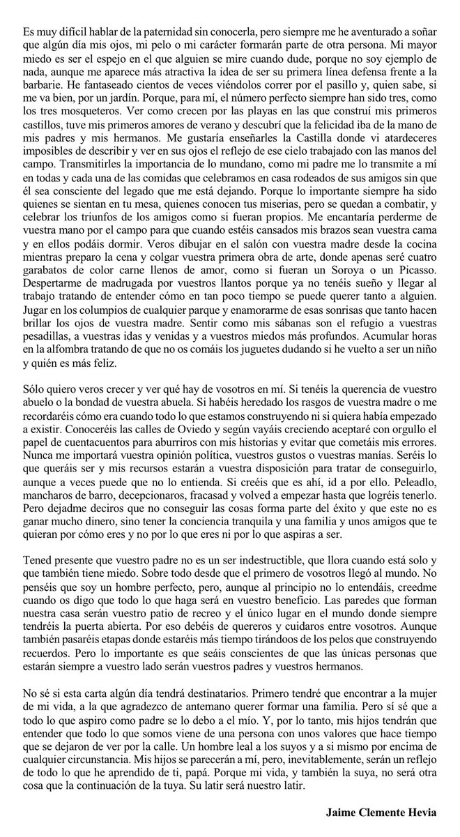 J_clmnte's tweet photo. Sobre la paternidad. Feliz día del padre. https://t.co/JgjqQ2R50c