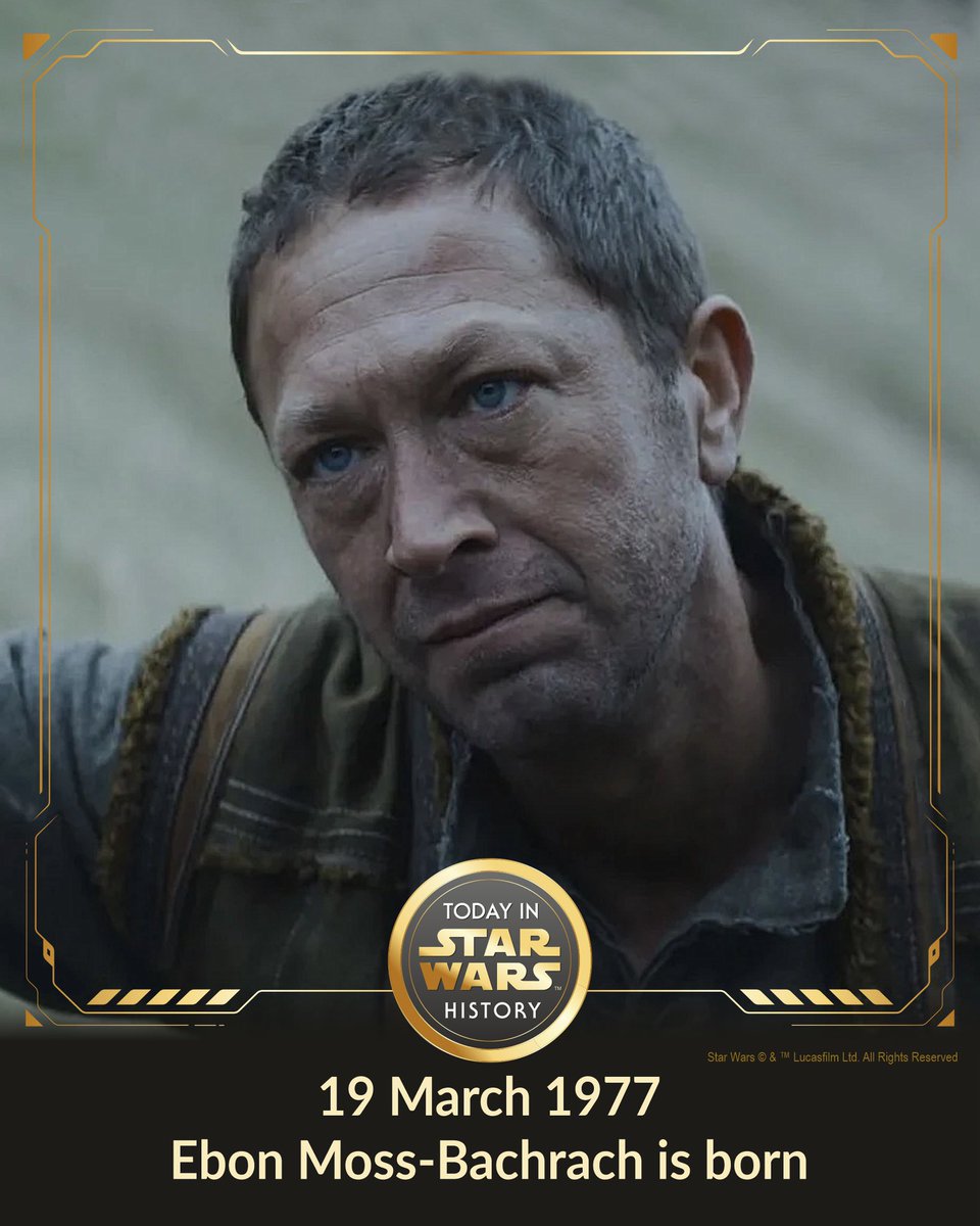 19 March 1977 #TodayinStarWarsHistory 'Oh, I’m a rebel. It’s just me against everybody else.” #ArvelSkeen #Andor #EbonMossBachrach