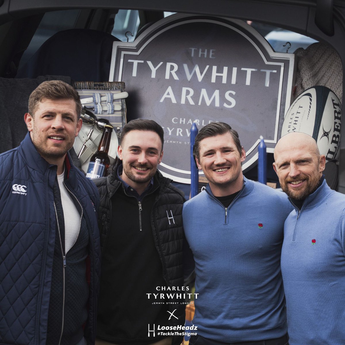 We had so much fun throughout the Six Nations campaign with our friends at @ctshirts ☺️ Tailgating at @Twickenhamstad is a great pre-match activity 😎 #TackleTheStigma 🗣️