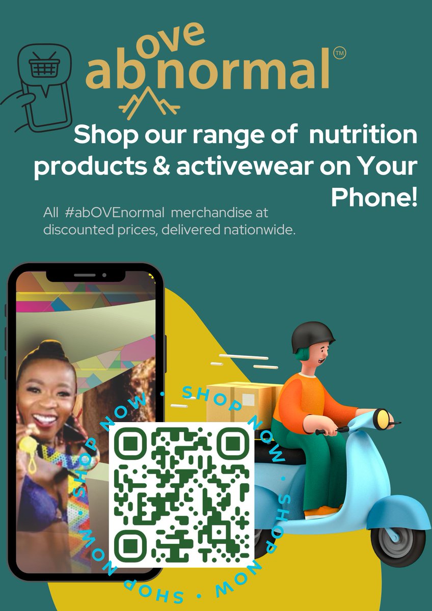 Jikizinto : Shop our range of products, order have the products delivered to anywhere across South Africa. We are #abOVEnormal! 

#scantopay #scantoshop on our business platform.