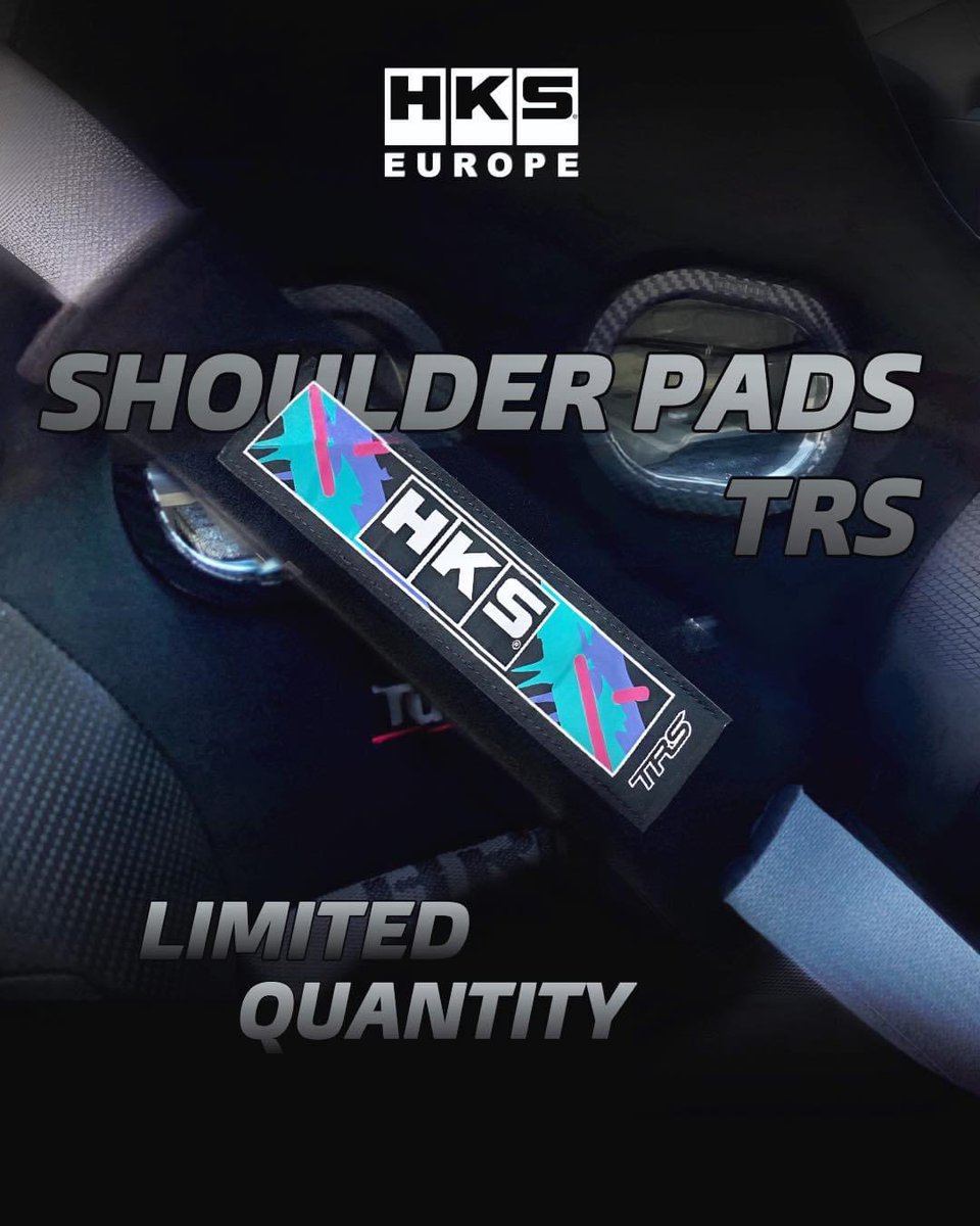 📣 HOT NEW PRODUCT! 
HKS Shoulder Pads TRS - Limited Quantity! 

Product No. 51007-AK581 (50mm)
Product No. 51007-AK582 (75mm)

Experience the fusion of HKS and TRS expertise in our new shoulder pads.
A collaboration between two trailblazers in the world of motorsport.

#hks
