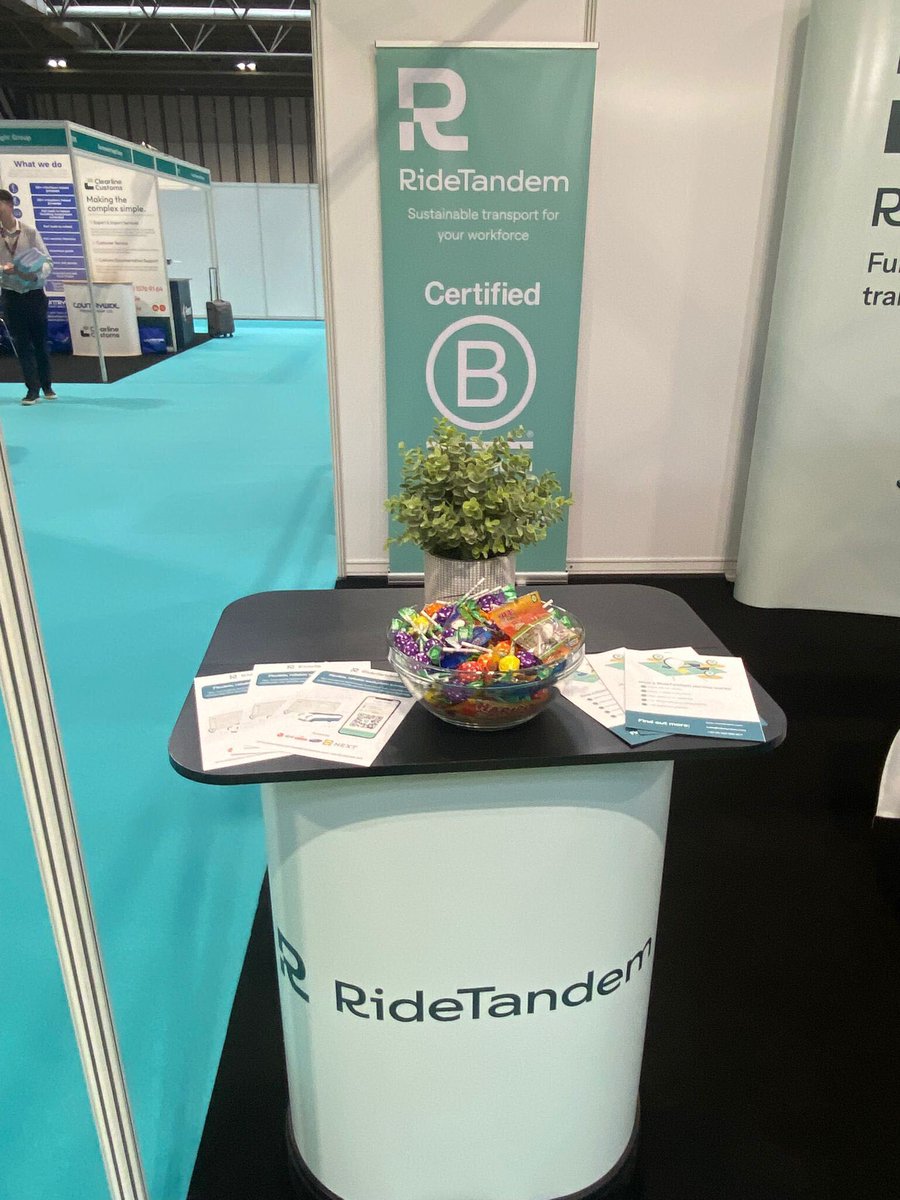 We're at the Sustainable Supply Chain Exhibition at the NEC in Birmingham today and tomorrow. Come and join us at Stand 1120. Grab a coffee, watch our demo and have a chat with the team. #SSCE24 #SustainableTransport #RideTandem