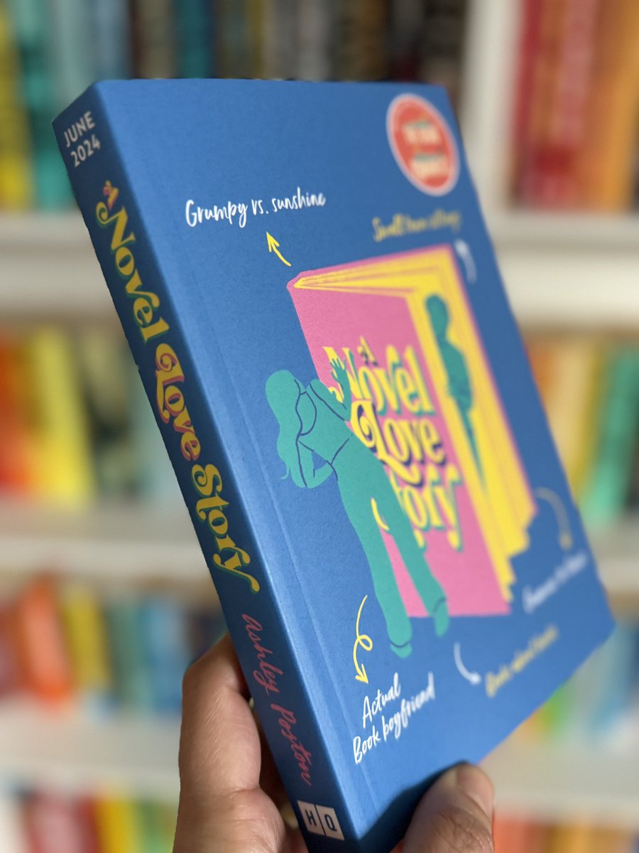 #bookpost today is #ANovelLoveStory by @ashposton to be published on 25/6 by @HQstories. “Have you ever found yourself lost in a good book….literally?” Yes! This book is about all the important things: bookclubs, books and bookshops!  
#Books #reading @isabelwilliamss