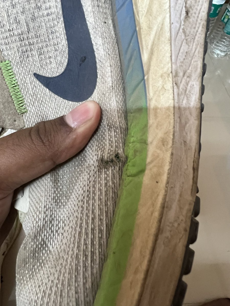 23_Neeraj's tweet photo. @NikeService Please help me get a refund. I got this running shoe Nike Vomero 17 from Nike App, In January 2024,I hardly did any running in it,most did walks in it,and this shoe developed  holes in the fabric within 1 month of use.What has happened to Nikes quality? https://t.co/j0Q9v3xAgM