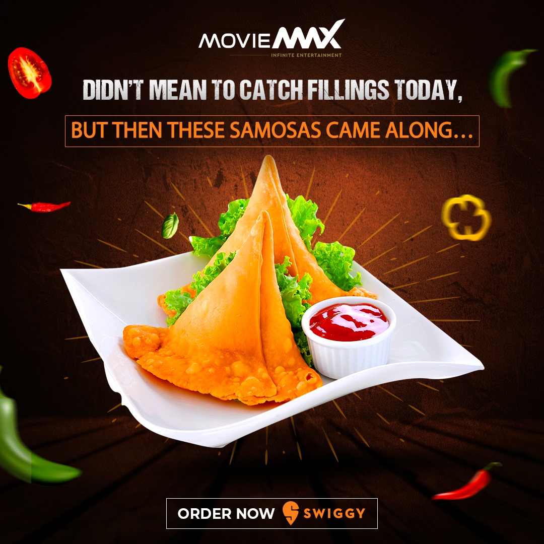 moviemaxoffl's tweet photo. Caught a filling for these samosas? ❤
Indulge in the crispy goodness of #MovieMax samosas, even from the comfort of your home!
Order now on @swiggy.
.
#MovieMaxOfficial #MovieMaxFood #Samosa #DeliciousSamosa #CrispySamosa #SamosaLove #FoodPorn #Swiggy #SwiggyIt https://t.co/v4HCySqEeR
