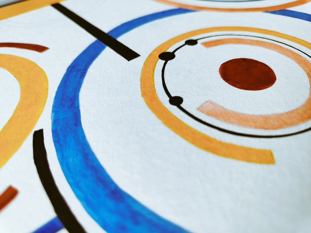 Der zweite Chronograph nimmt Farbe an.