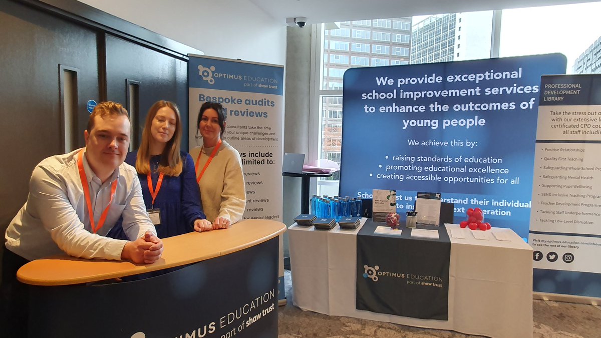 OptimusEd's tweet image. Lovely to be welcoming delegates, sponsors and speakers to our Building a High Quality Trust conference in Manchester today. Great day of discussion and networking ahead! #oeMATs