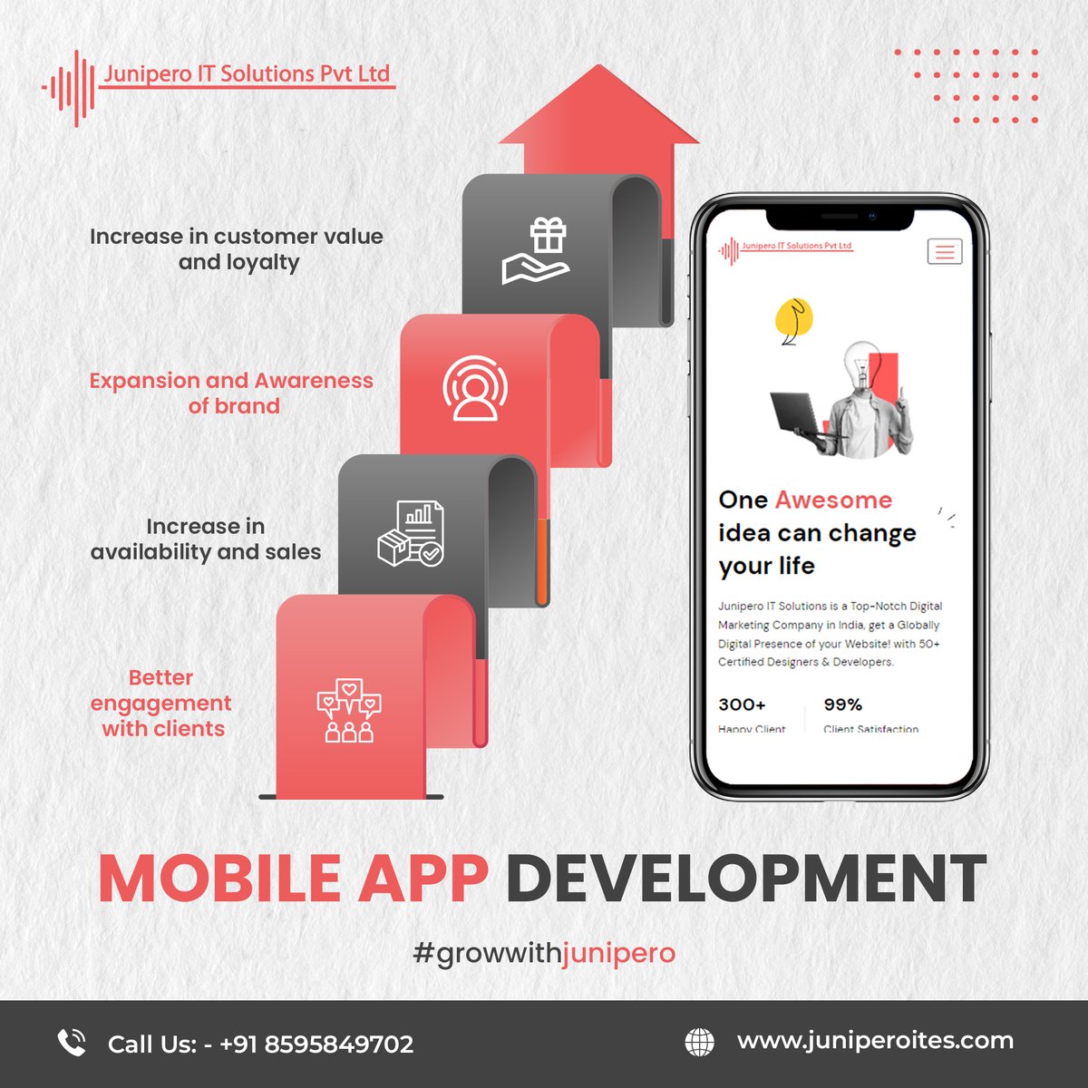 Having problems with designing your mobile app, let us help you with it.
-
-
-
#mobileappdesign #iosapp #androidapp #appdevelopment #webdevelopment #growwithjunipero #appdeveloper