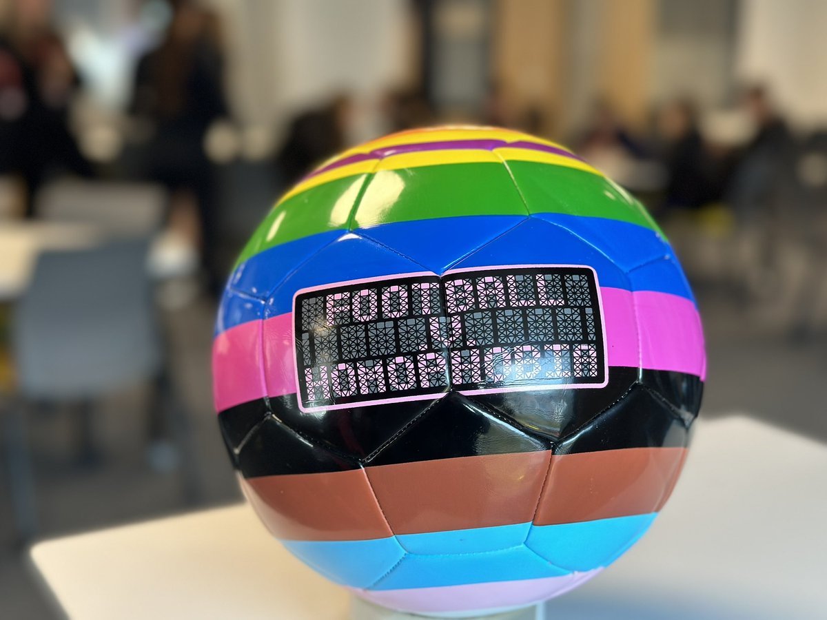 🏳️‍🌈Super excited to welcome   #footballvshomophobia to campus today along with a host of local #stokeontrent schools. 
As ever we are #proud of our amazing #PGCE Secondary PE students for organising this event. ❤️💙💜💛💚🧡

#lgbtqia #lgbtqsport #lgbtqfootball #inclusion