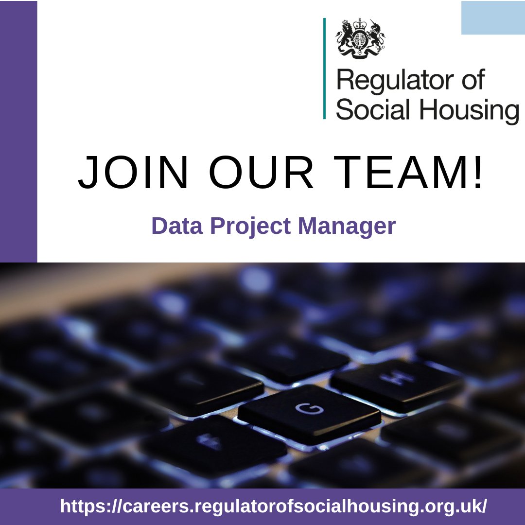 We are looking for two Data Project Managers. You will lead system testing arrangements to ensure the successful and effective delivery of our expanding suite of data collections, reporting and analytical products. Apply here: bit.ly/3IGiOjJ