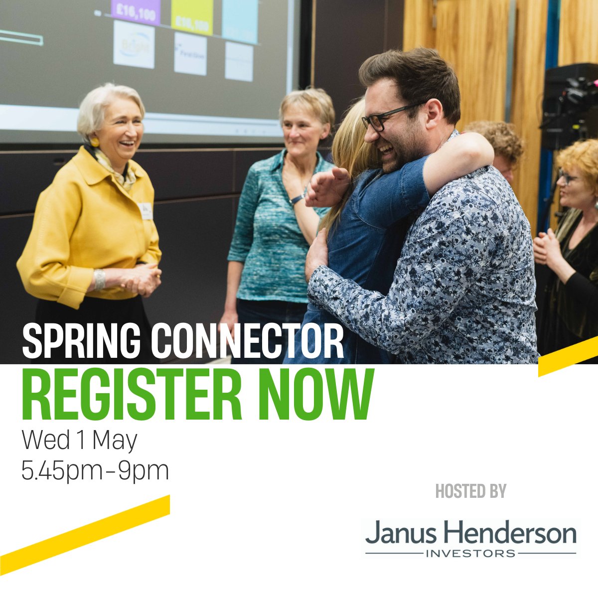 The Funding Network (@fundingnetwork) on Twitter photo Time to shake off the winter blues! 🪇
Wed 1 May, join us from 5.45pm at <a href="/JHIAdvisors/">Janus Henderson Investors</a> as we celebrate another Spring Connector.
Come along for a joyful, engaging & impactful evening.
Charities pitching will soon be announced!
Register at thefundingnetwork.org.uk/spring-connect… 🌷 Time to shake off the winter blues! 🪇
Wed 1 May, join us from 5.45pm at <a href="/JHIAdvisors/">Janus Henderson Investors</a> as we celebrate another Spring Connector.
Come along for a joyful, engaging & impactful evening.
Charities pitching will soon be announced!
Register at thefundingnetwork.org.uk/spring-connect… 🌷