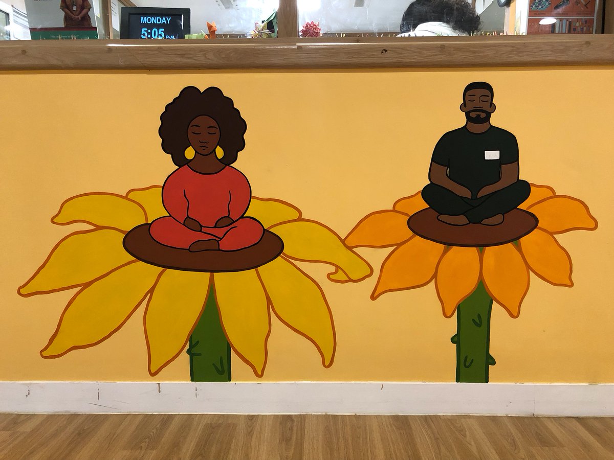 Small changes can make a big difference. With funding from our Change Makers scheme, staff at Place of Safety in Maudsley Hospital worked with @BethlemGallery to commission a mural with input from staff and patients. The dedicated space caters to patients admitted under section.