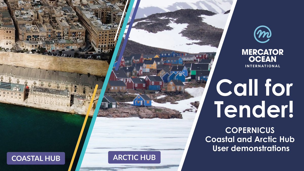 MercatorOcean's tweet image. A new #callfortender is open! 🌊

Its goal🎯to develop new Copernicus-data-based use cases that demonstrate the use of the new thematic Copernicus Coastal Hub and Arctic Hub.

Learn more➡️ mercator-ocean.eu/tender88/

@CopernicusEU #ThematicHubs