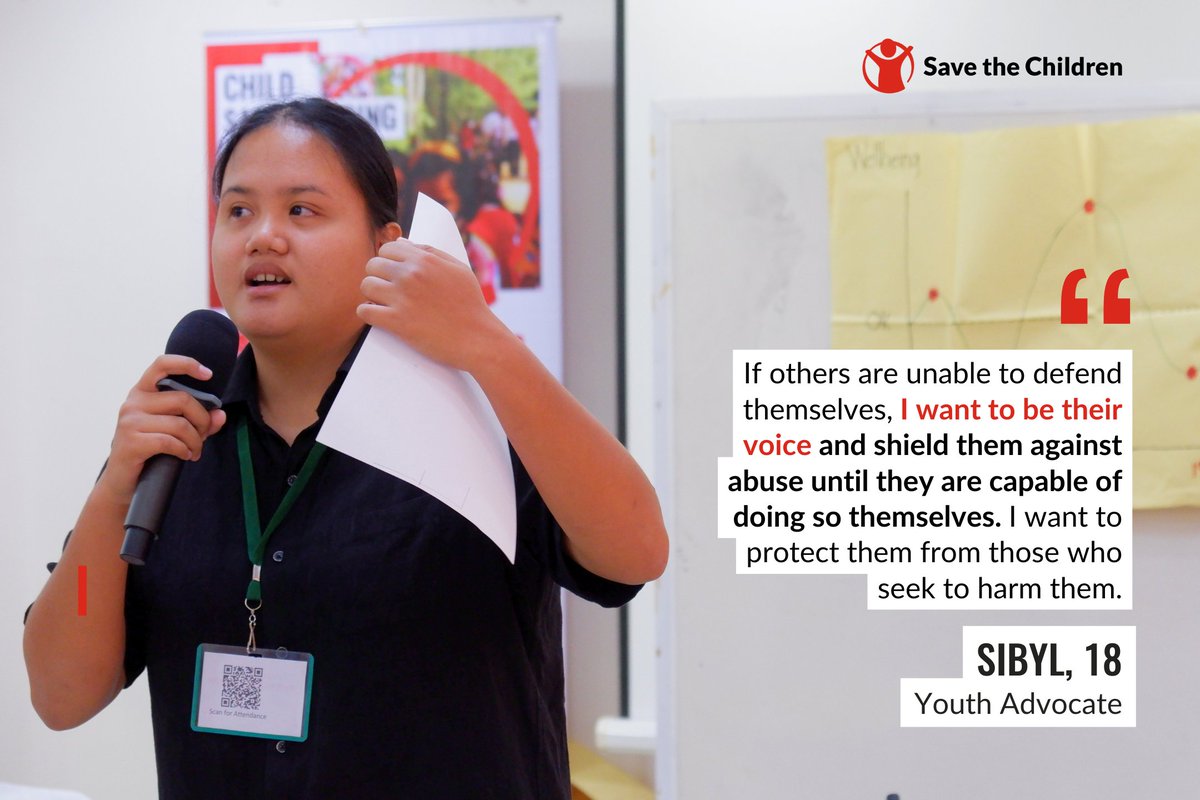 In celebration of #GirlChildWeek, get to know Sibyl, a youth advocate from Samar. Read her full story here: savethechildren.org.ph/our-work/our-s… #WeForGenderEqualityAndInclusion #InspireInclusion #WEcanbeEquALL #NWMC2024 #WomensMonth #ForAndWithChildren
