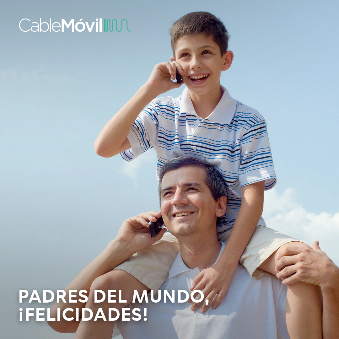 Cable_movil's tweet photo. 👨‍👦 Feliz día a esos súper padres que, como nuestras tarifas, son inagotables e ILIMITADOS. Porque la conexión más importante, no entiende de Gigas ❤️ #FelizDíaDelPadre #CableMóvil #EstamosCercaLlegamosLejos https://t.co/4qmHUngJwY