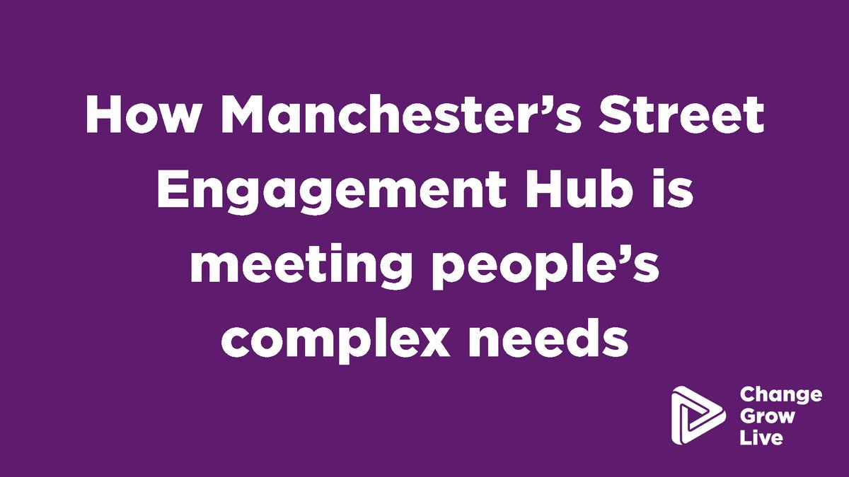 Our Manchester RISE service is part of an innovative partnership model that is helping people access the support that is right for them. Head of Services Jackie McVann explains how the Street Engagement Hub is meeting people's complex needs. changegrowlive.org/news/strength-…