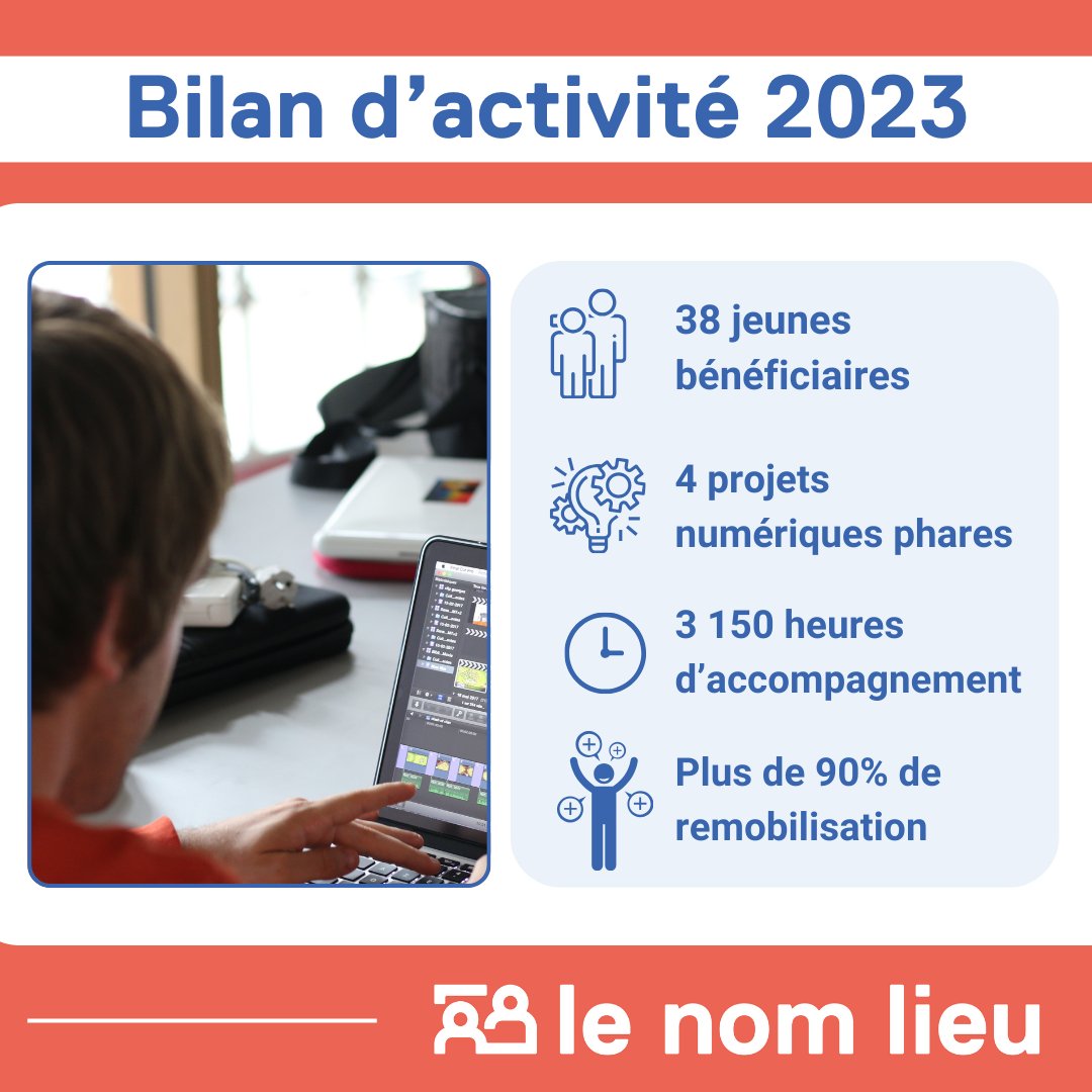 <a href="/LeNomLieu/">Le Nom Lieu</a> vous convie à sa prochaine Assemblée Générale, le 6 avril 2024 à 14h, au sein du Node, premier espace de coworking inclusif de Nouvelle-Aquitaine !
L'équipe sera heureuse de vous présenter son bilan 2023, ainsi que les actualités et perspectives de l'association🙂