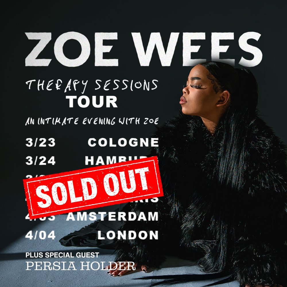 So so happy to announce that the babe Persia Holder is joining me on my sold out tour! We can't wait to see you all 💗💗