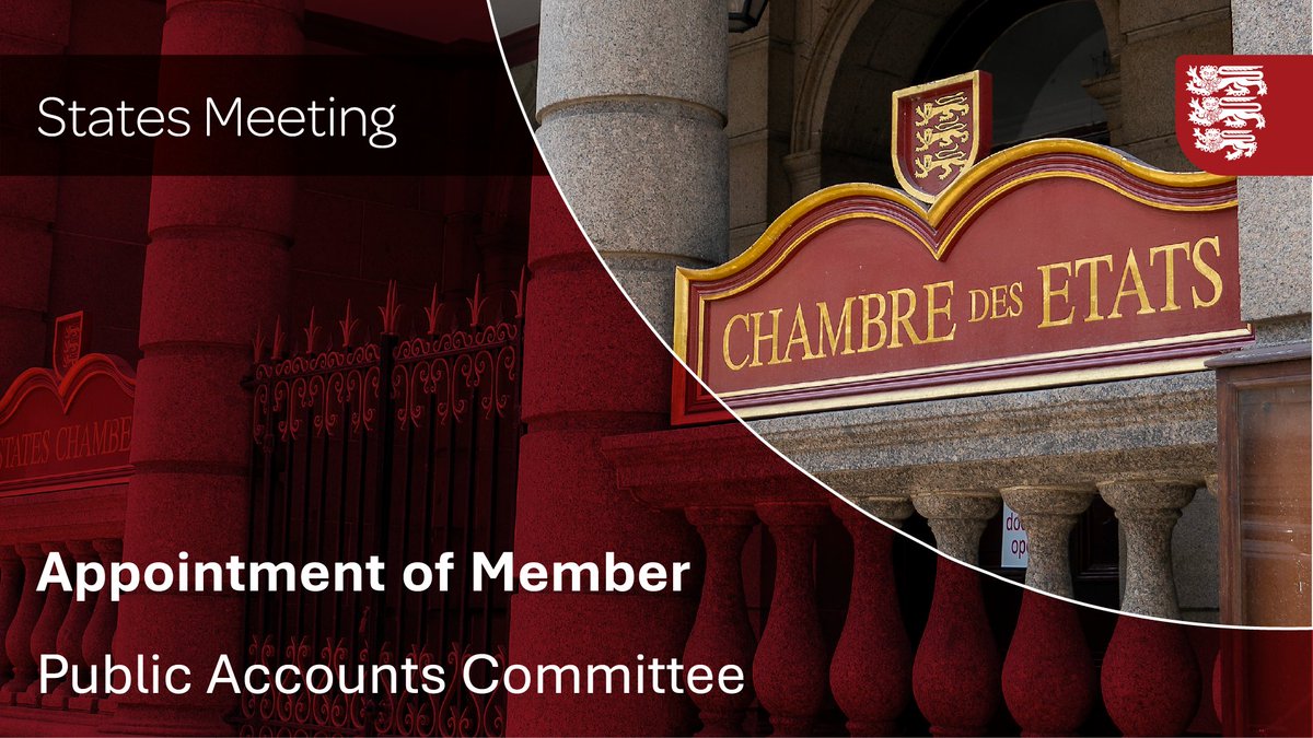 Chair of the Public Accounts Committee (PAC), Deputy @innagardiner, will now appoint Deputy Kristina Moore @Moore4Jersey and Deputy David Warr @WarrOnWords to the PAC. The Public Accounts Committee determines whether public funds have been used efficiently, effectively, and