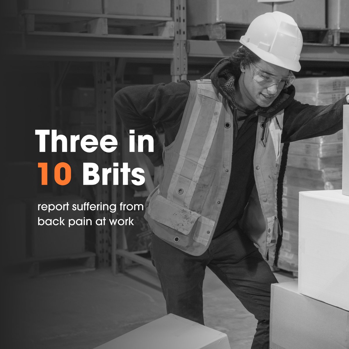 Given that 27% of people in the UK experience work-related back pain, relying on the traditional notion of maintaining a stiff upper lip is no longer a practical solution. Now is the time for employers to step up and have their employees backs – literally!