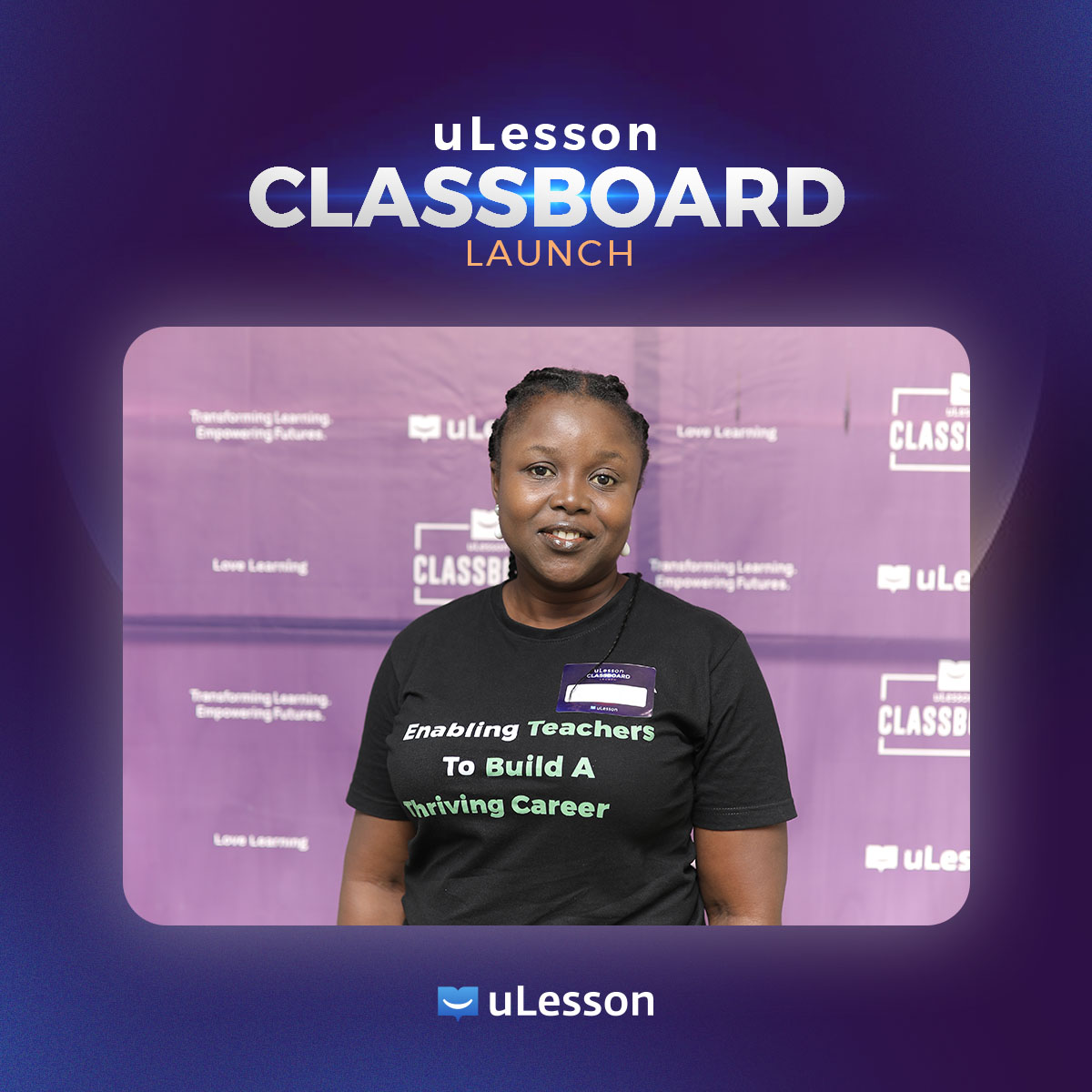 ulessonapp's tweet image. We are live! Here are some of the beautiful faces at the Classboard Launch Yaba!😍💜
Are you here yet? Hurry, join us!✨
#uLesson #uLessonClassboardLaunch #LoveLearning #LoveTeaching #Classboard #Lagos #Yaba
