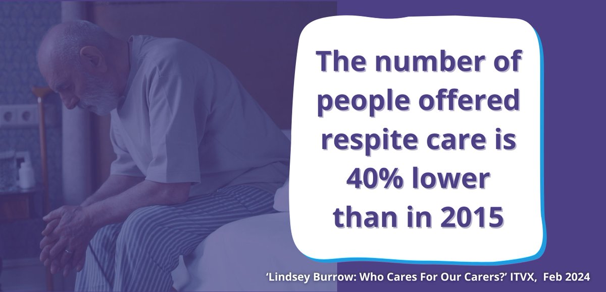 As the number of people providing large amounts of unpaid care continues to increase, it is essential that #UnpaidCarers can take a break and get good, reliable #RespiteCare for their loved ones.