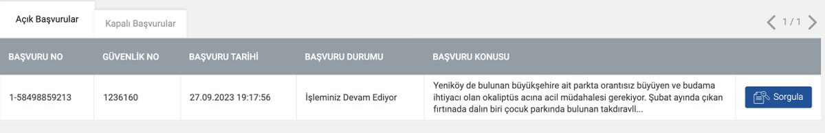 Emanet's tweet photo. @IBBcozummerkezi @ekrem_imamoglu 
Ocak 2023 tarihinden beri defalarca talep açtığım çocuk parkını tehlikeye sokan ve yıllardır budanmayan ağacın talebinin sonuçlandı deyip hiç bir şey yapılmasından bıktım. 1-58498859213 talebim devam ediyor. Büyükşehirlerde budama zor bir iş mi? https://t.co/SkwnsESXJk