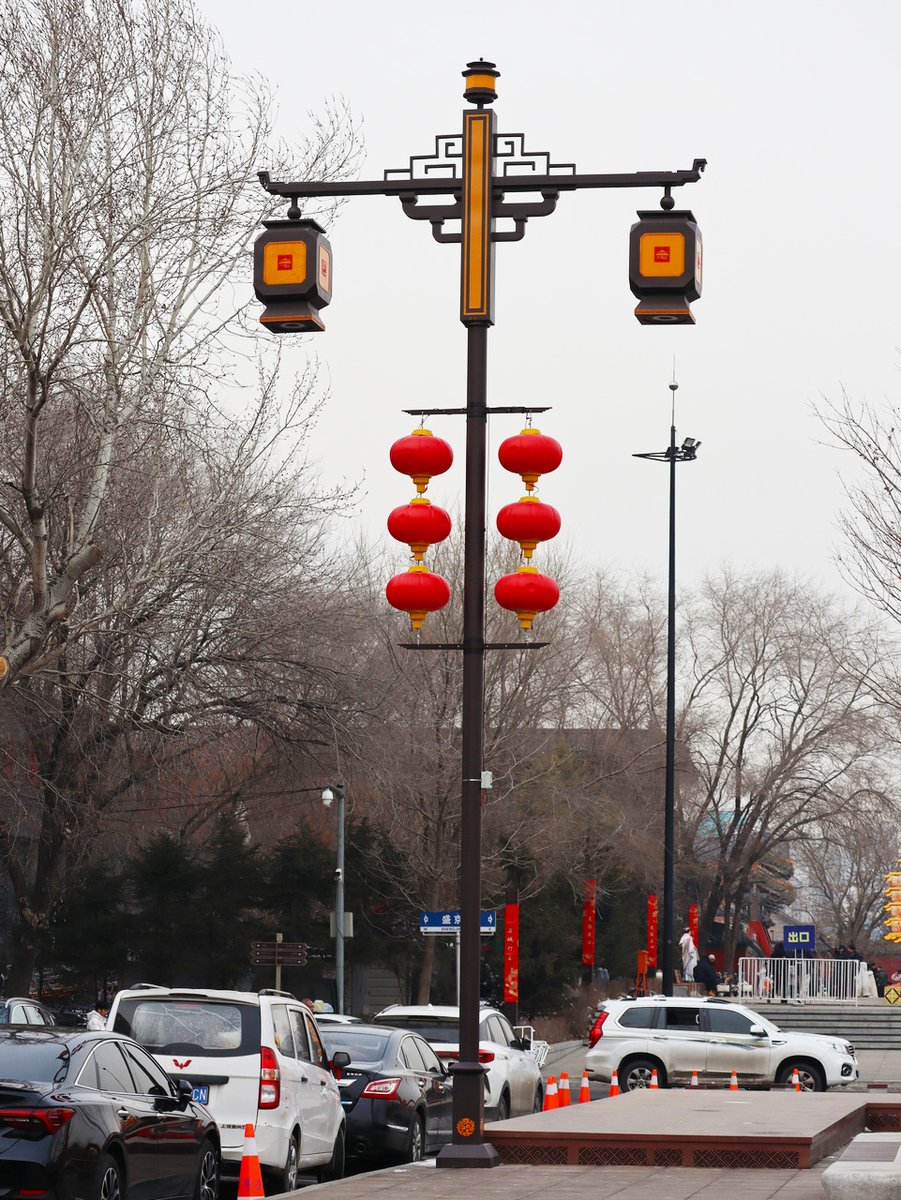 exc_led's tweet photo. EXC provides highly customized services, in which the top function of the pole, pole type, bottom function module, and the color of the whole pole of the Shenyang Imperial Palace project are all customized to differentiate to meet all kinds of intelligent lighting needs. https://t.co/kou9rQz9h8