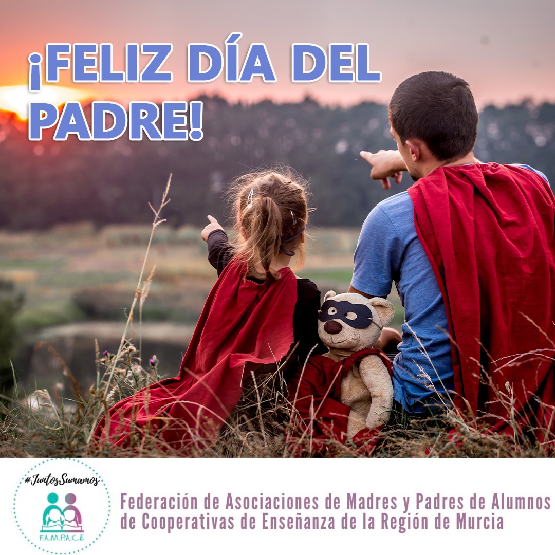 Nuestros hijos son el futuro y, para que ese futuro se construya de manera segura, igualitaria y responsable, cada padre y cada familia se esfuerzan día a día en enseñarles lo verdaderamente importante ❤

Desde #FAMPACE os decimos GRACIAS por esa labor.

#JuntosSumamos #19Marzo