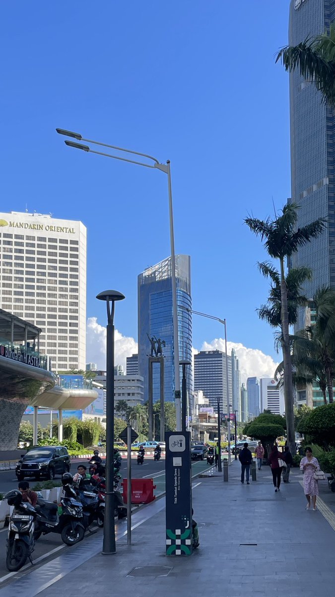 Terik berangin + pemandangan langit Jakarta hari ini