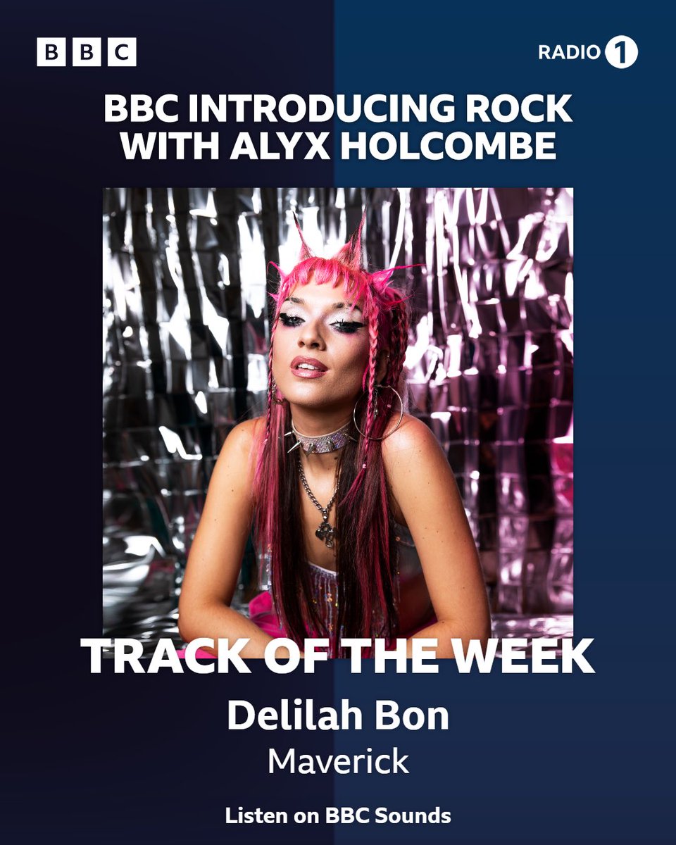Eeeeee!!!! Yess!!💕 Maverick is @bbcintroducing Rock “Track of the Week’!! The first track to drop from my new album out later this year! 😍Mad love to @AlyxHolcombe who continues to support so many unsigned and underground artists! 💕💕 On BBC Sounds bbc.co.uk/programmes/m00…
