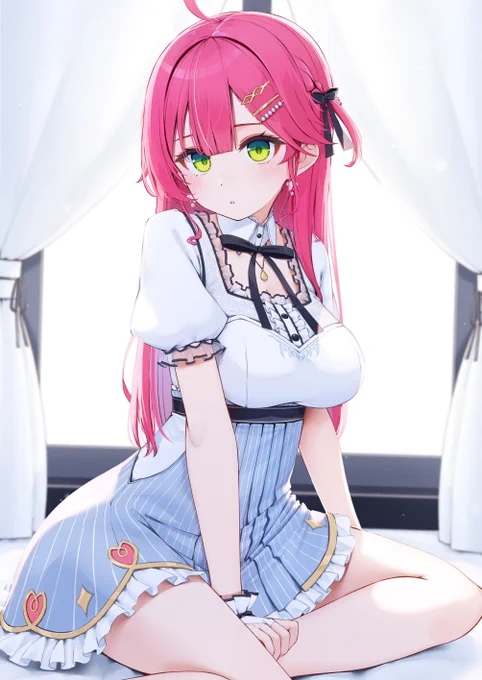 みこちの新衣装いいよねぇ #miko_Art 